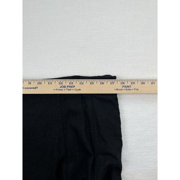 CHRISTOPHER & BANKS Women's Linen Blend Skirt Sz L Fairy Goth Embroidery Floral - Picture 7 of 8